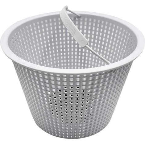 Panier de filtre de piscine intégré et durable, panier d'écumage résistant à l'usure, accessoire de piscine, petite taille, blanc. (1/5)
