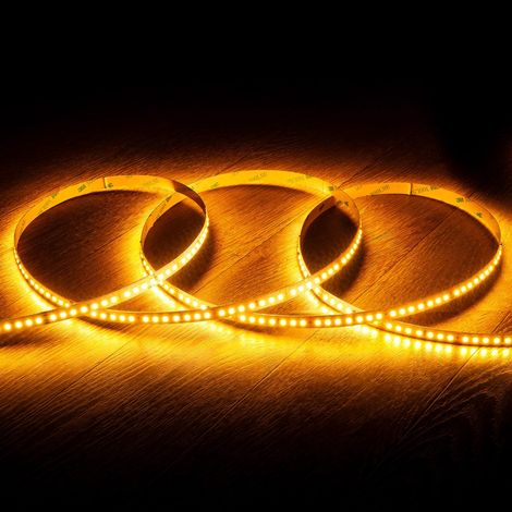 Bobina 30m Striscia LED 48V SMD 140 LED/m Lunga Distanza 10W/m 1000lm/m Larga 10mm IP20 Taglio 5cm 2200K Super Caldo
