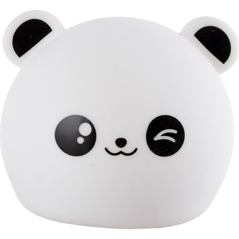 Lampada da notte a LED da tavolo per bambini dimmerabile battendo le mani 5VDC/USB 6500K [HO-PANDA-WW-CW]