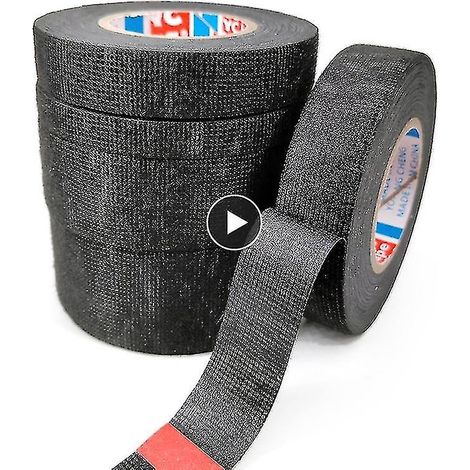 15 Meter Heat-resistant Flame Retardant Tape Coroplast Adhesive Cloth Tape For Car Cable Harness Wir (1/5)