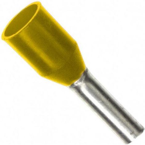Puntalino a Bussola Preisolato Giallo per Cavo 1 mmq