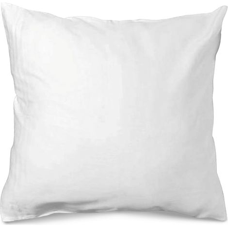 Baumwoll-Satin-Kissenbezug 50x60 für ein Kissen, glatt, GOLD-Weiß