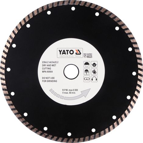 Disque de coupe diamanté « Turbo » 230 x 22,2 mm