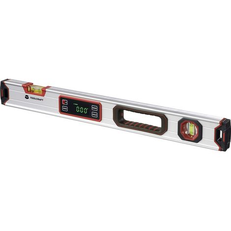 TOOLCRAFT  TO-9469539 Digitale Wasserwaage  mit Magnet 600 mm 360 ° 1.0 mm/m