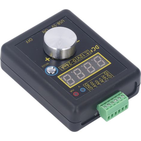 Générateur de signaux haute précision, simulateur analogique de courant et de tension portable, émetteur 0-24 mA (1/5)