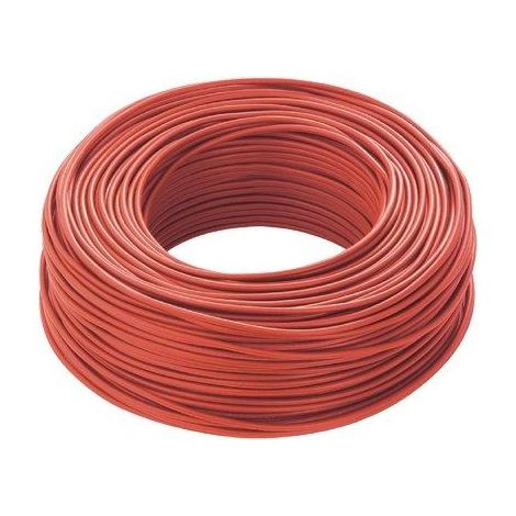 CAVO ELETTRICO UNIPOLARE FS17 RAME/PVC ROSSO N°XMMQ 1X1,5 CF=MT 100