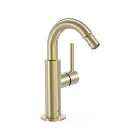 Mitigeur avec manette latérale pour bidet Study Cava doré - TRES 26222402CA