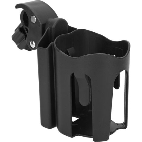 Porte-gobelet Poussette 2-en-1 Stable Fixation Réglable Support Téléphone pour Déambulateurs Fauteuils Roulants Vélos Chariots Kayaks Motos (1/5)