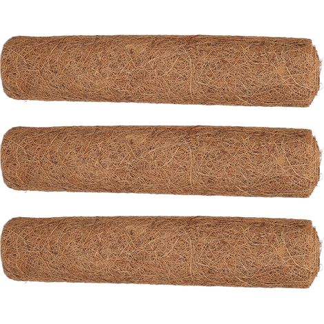 Tapis en fibre de coco épais et résistant, revêtement naturel pour pot de fleurs, panier et coussin pour animal, isolation et décoration de jardin, feuille de coco polyvalente (1/5)