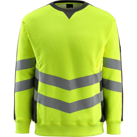 Mascot Warnsweatshirt SAFE SUPREME Wigton Gr. 2XL warngelb/schwarz (1/4)