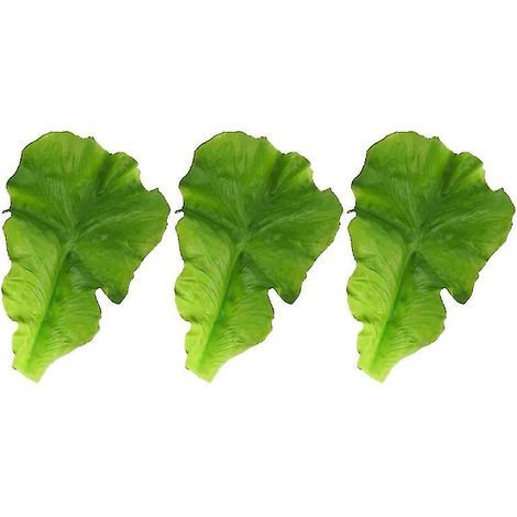 3 feuilles de légumes artificielles (1/3)