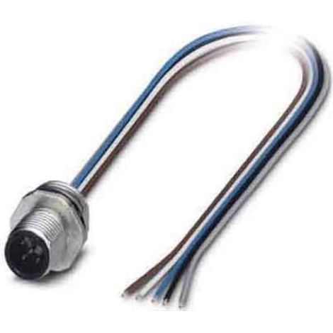 Phoenix Contact 1671111 Connettore da pannello per sensore o attuatore M12 Spina 0.50 m Numero di poli: 5 1 pz. (1/4)