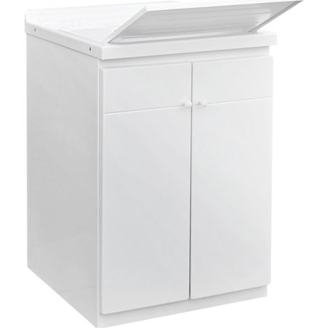Waschwanne mit ABS-Schrank und Polypropylenplatte (1/3)