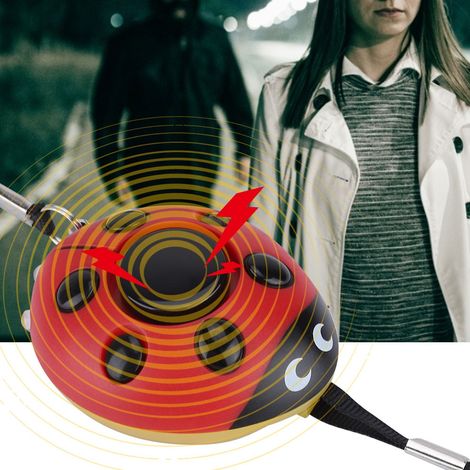 Porte-clés alarme anti-insectes 130 dB pour femme avec LED (1/5)