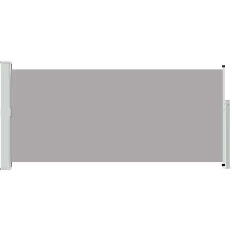 Tenda da Sole Laterale Retrattile 140 x 300 cm Grigia vidaXL