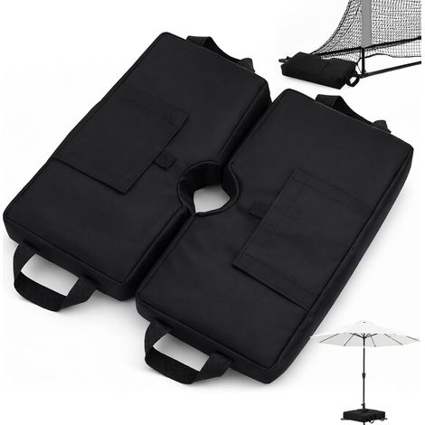 Lot de 2 Sacs de Sable pour Poids 70lbs (32kg) – Ancrage Lourd pour Buts de Football, Paniers de Basket, Filets de Golf/Hockey, Base de Parasol (Sable Non Inclus) (1/5)