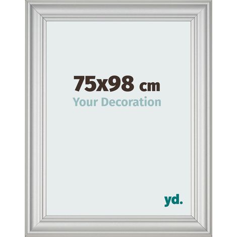 yd. - Cadre photo 75x98 - Argent Mat - MDF - Lazio (1/5)