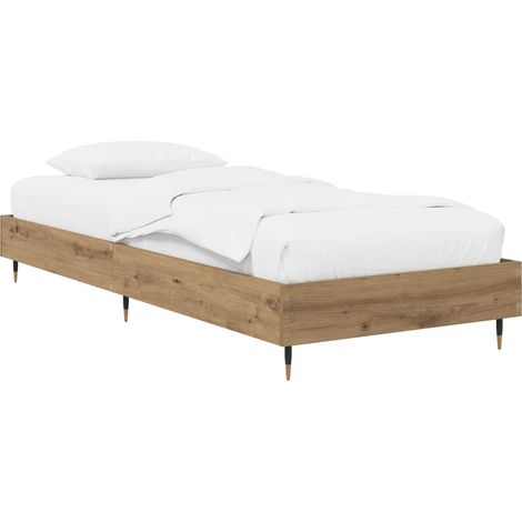 Estructura de cama Roble Artesanal 80 x 200 cm