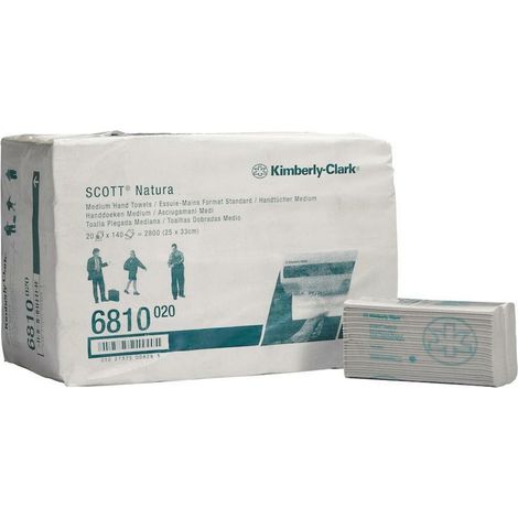 Scott Handtuch Scott 6810 2-lagig weiß - 6810 (1/4)