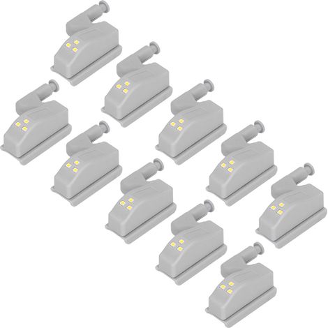 10 Stück LED-Schrankinnenbeleuchtung mit Sensor für Schlafzimmer, Kleiderschrank, Nachttischlampe (1/5)