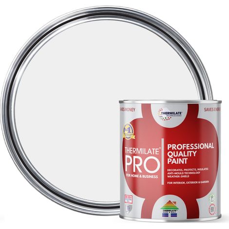 Thermilate PRO FLEX Interior & Exterior Paint - Multi-Surface Paint & Primer - All-in-One - Rock Salt - 5L - Matt