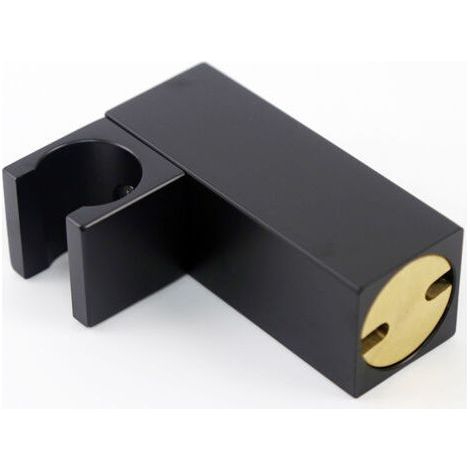 Support de Douche Noir Mat Support Pommeau de Douche Montage Mural Support de Douche à Main Laiton Support de Tête de Douche (1/5)