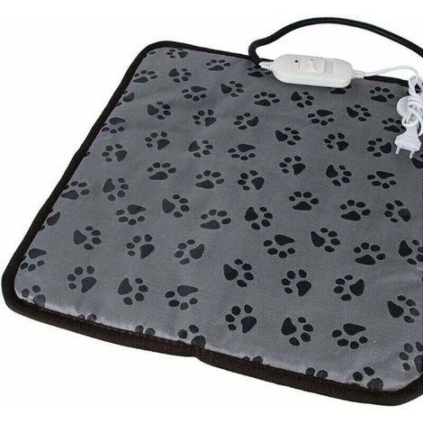 Heated pet mat for dogs and cats - For winter - Adjustable - Constant temperature - With chew-resistant cord (45 x 45 cm) (1/5)