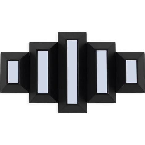 Applique murale noire design géométrique - noir (1/5)