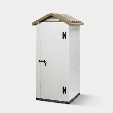 Caseta de jardín de PVC con suelo Tuscany 80 (1/2)