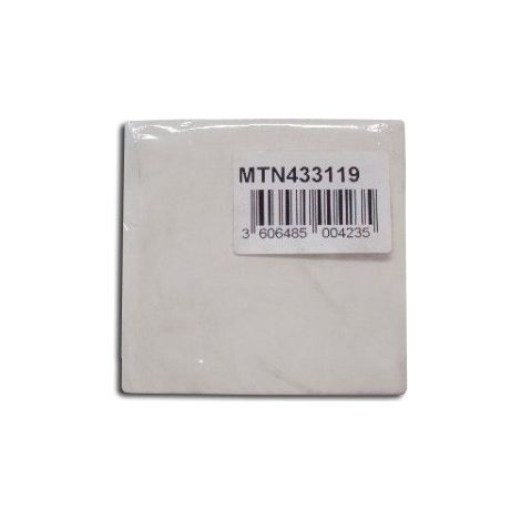 Enjoliveur blanc simple commande lumineuse MPLAN SCHNEIDER MTN433119 (1/2)