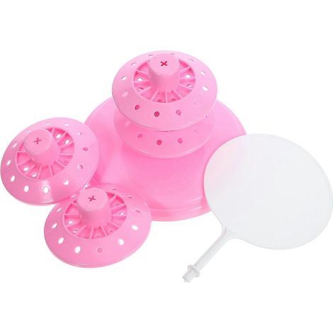 Présentoir à sucettes/présentoir à bonbons/étagère de rangement, en polypropylène rose (1/5)