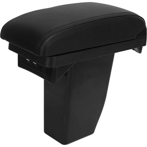 Boîte de rangement pour accoudoir de console centrale avec 3 ports USB et double couche, de remplacement pour Peugeot 2008 (1/5)