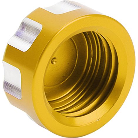 Bouchon de radiateur pour moto, finition anodisée pour la protection contre la rouille, compatible avec les modèles DESERTX XDIAVEL 1262 de 2016 à 2018, couleur or. (1/5)