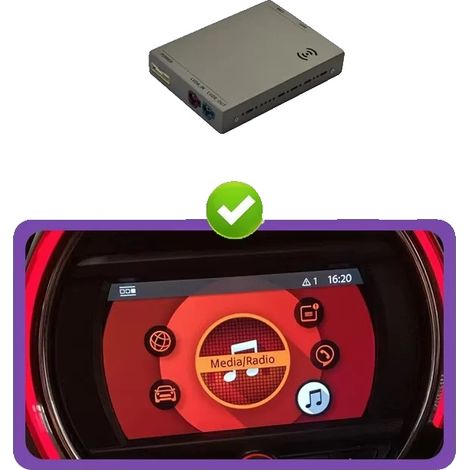 Décodeur CarPlay sans fil Android Auto, Miroir d'écran, Intégration multi-appareils, Système EVO (1/2)