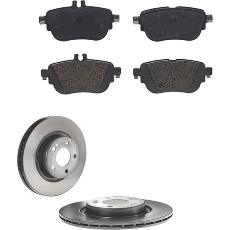 KIT FRENI POSTERIORI compatibile con MERCEDES-BENZ CLASSE E T-MODEL (S213) - DISCHI + PASTIGLIE OEM: P 50 136 / 25762 Z /SOSTITUZIONE DIRETTA/BASSA POLVERE/SILENZIOSO (1/5)