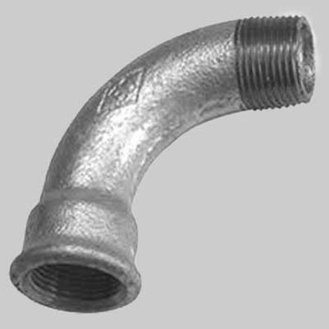 CURVA A 90° MASCHIO/FEMMINA ZINCATA - 3/4