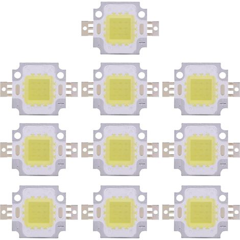 10W 500-600LM COB LED Chip, Pack of 10 for Projector (1/5)