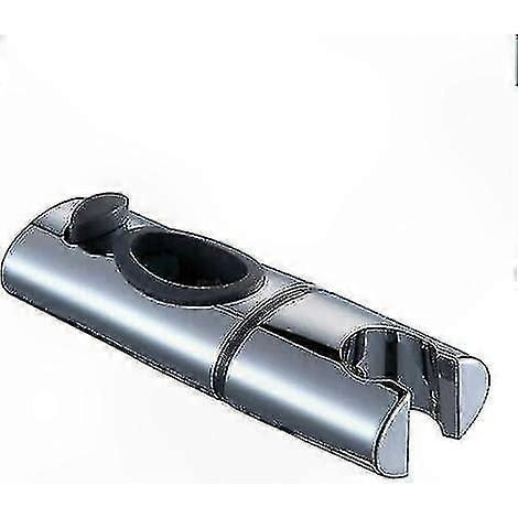 Verstellbarer, um 360° drehbarer Duschkopfhalter, verchromte ABS-Duschschlauchklemme, geeignet für runde Badezimmer, robuste und langlebige Klemme (1/5)