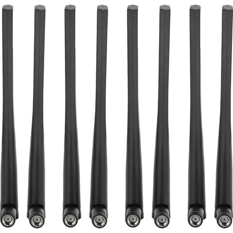 8 Antennes Double Bande AC pour Routeur WiFi et Carte Réseau AC66/AC68, Compatible 2.4G et 5G (1/5)