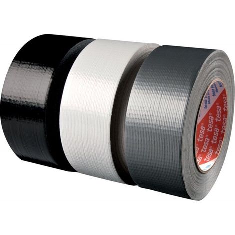 Ruban Adhésif toilé, Blanc, 50 m x 48 mm - Tesa 04613-00029-00 Professional (1/5)
