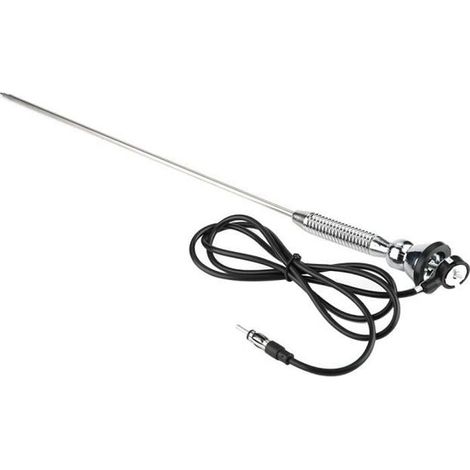 (Weiße Keramik) Autoantenne – Fdit – 18,5 Zoll – AM/FM – Universal – Dach-/Kotflügelmontage (1/4)