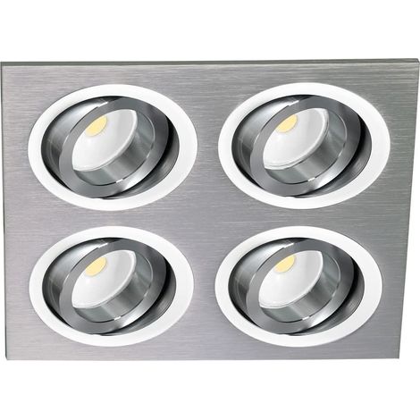 Helium Aluminium Einbau Ring (4 Lichter) CRISTALRECORD 03-064-00-003 (1/5)