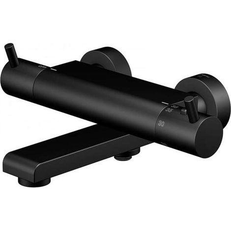 Steinberg 100 - Miscelatore termostatico per vasca da bagno, nero opaco 100 3170 S (1/5)
