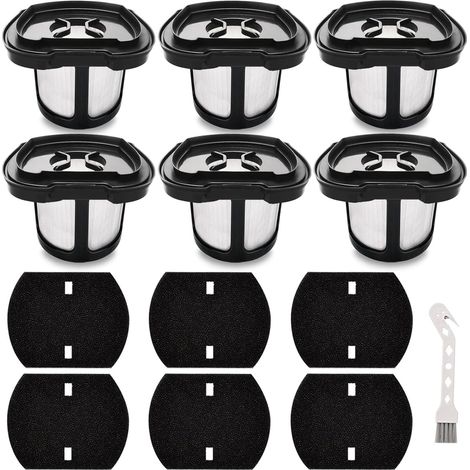 Filtres de rechange pour aspirateur à main Bissell Pet Hair Eraser 2284W, 2390A, 2390, 2389, 2579 : 6 filtres et 6 filtres en mousse. (1/5)