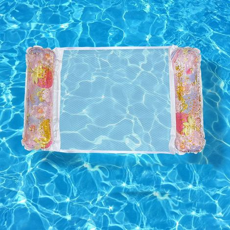 Hamac aquatique, jouet de bain, hamac flottant gonflable, matelas flottant pour piscine, flotteur multifonctionnel 4 en 1, ultraléger, portable et pliable-AquaForge