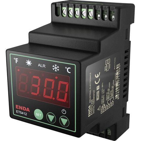 Enda ET5412-230-RS Régulateur de température-60 à 150 °C(L x l x H) 68 x 54 x 94 mm