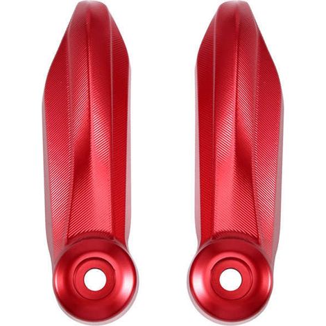 Pair, color: red, material: aluminum, motorcycle handlebar protectors, handlebar pads, motorcycle accessories--BIEMMEDUE (1/5)