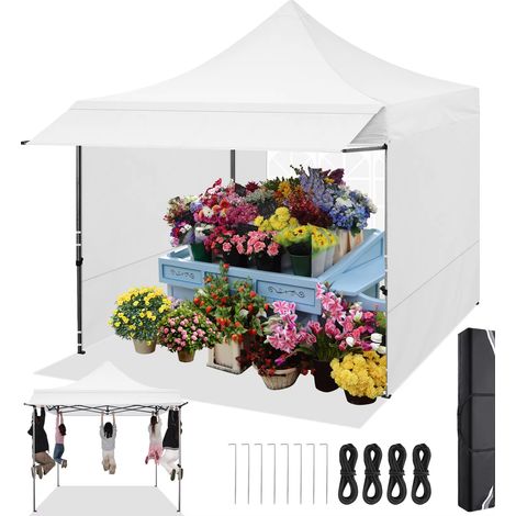 Gazebo da esterno resistente con pareti laterali per eventi, impermeabile e parasole