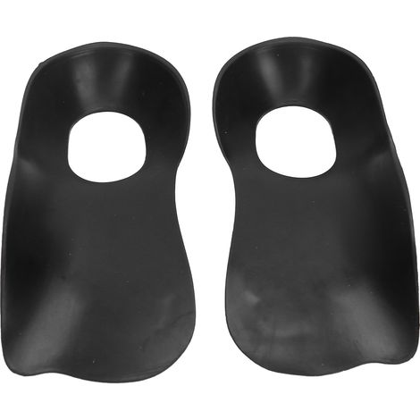 Semelle Orthopédique Correction Pied Plat avec Soutien de la Voûte Plantaire - Noir Taille L (39-44) (1/5)