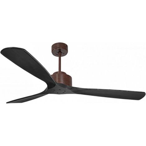 Modulo de KlassFan - Super destratificateur et ventilateur DC 166 cm Marron pales bois noir sans Lumière  30 à 60 m²